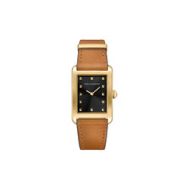 Rebecca Minkoff Moment Gold Tone Leather Watch, 26.5MMx38.5MM