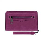 Rebecca Minkoff, Regan Universal Wristlet Case [Protective] Designer Clutch Wristlet fits Most Smartphones - Soft Berry