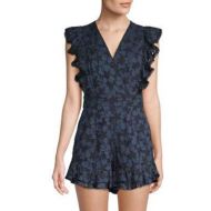 Rebecca Taylor Adriana Sleeveless Romper