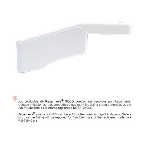  Recamania - Universal Verstellbare Kuehlschrank Gefrierschrank Tuergriff (190mm, weiss)