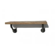 /ReclaimedArt717 Industrial Pipe Shelf, Reclaimed Wood Shelf, Rustic Shelf, Industrial Furniture