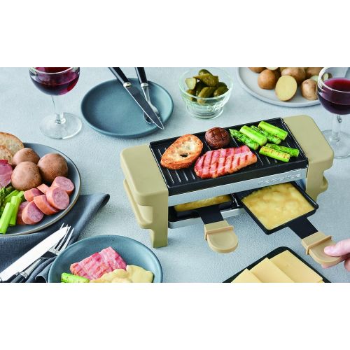  [아마존베스트]recolteRaclette & Fondue Maker Melt (Beige) RRF-1(BE)【Japan Domestic Genuine Products】【Ships from Japan】