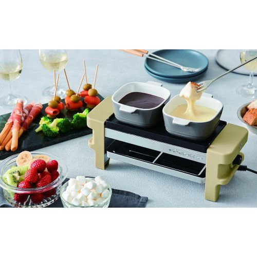  [아마존베스트]recolteRaclette & Fondue Maker Melt (Beige) RRF-1(BE)【Japan Domestic Genuine Products】【Ships from Japan】