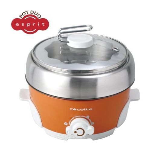  Recolte Pot DUO Esprit Orange Rpd-2