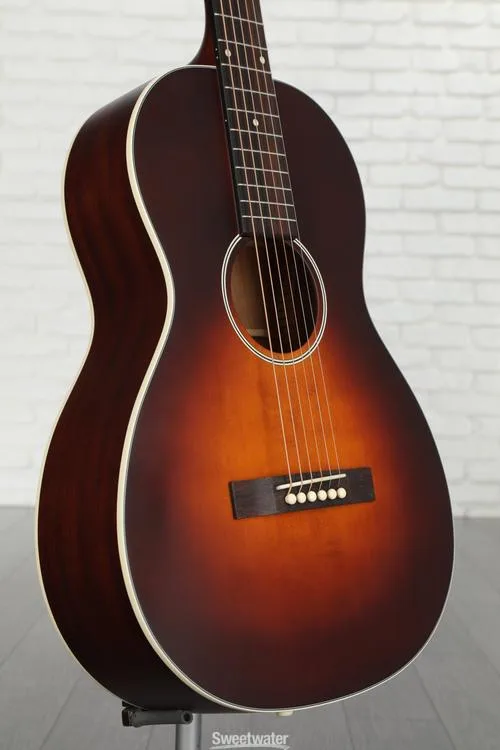 Recording King Series 11 Single 0 Acoustic-electric Guitar - Transparent Brownburst