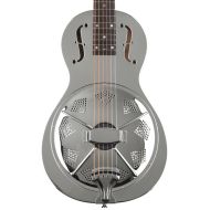 Recording King Parlor Resonator Acoustic Guitar - Nickel