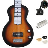 Recording King RG-32-SN Lap Steel with P-90 Pickup Essentials Bundle - Sunburst