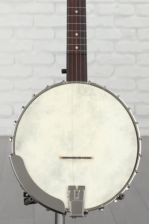 Recording King Madison Open Back RK-OT25 Banjo with Scooped Fretboard - Hand-rubbed Brown Satin