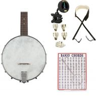 Recording King Dirty 30s Open-back Banjo Essentials Bundle