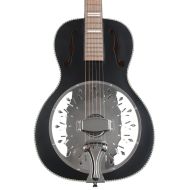 Recording King Dirty 30s Single 0 Resonator Acoustic Guitar - Black Matte