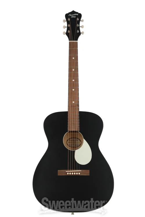  Recording King Dirty 30s Series 7 000 Acoustic Guitar - Outlaw Black