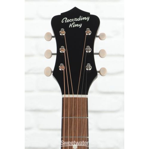  Recording King Dirty 30s Series 7 000 Acoustic Guitar - Outlaw Black