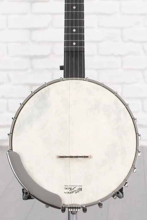 Recording King Madison Open Back RK-OT26 Banjo with Whyte Laydie-style Tone Ring - Hand-rubbed Brown Satin