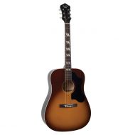 Recording King RDS-7-TS Dirty 30s Series 7 Dreadnought Acoustic Guitar, Tobacco Sunburst