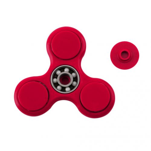  Red LED Colorful Triangle Flash Hand Spinner For ADHD Plaything Spin Kids Toy