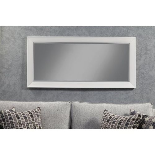  Red Barrel Studio Full Length Mirror - Leaning Or Hang Floor Free standing or Wall mounted - Horizontal or Vertical Plastic Framed Contemporary Mirror (Silver)