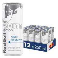 [아마존 핫딜] [아마존핫딜]Red Bull Energy Drink Kokos-Blaubeere Dosen Getranke White Edition 12er Palette, EINWEG (12 x 250 ml)