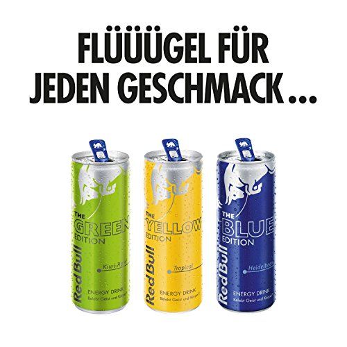  [아마존 핫딜] [아마존핫딜]Red Bull Energy Drink Kokos-Blaubeere Dosen Getranke White Edition 12er Palette, EINWEG (12 x 250 ml)