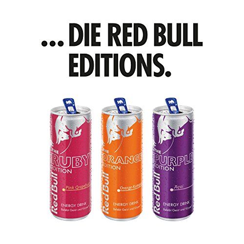  [아마존 핫딜] [아마존핫딜]Red Bull Energy Drink Kokos-Blaubeere Dosen Getranke White Edition 12er Palette, EINWEG (12 x 250 ml)