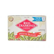 Red Diamond House Blend Single Serve K-Cup Coffee, (Pack of six 12 count boxes makes 72 servings)