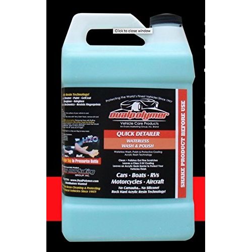  Red Oak Collections DualPolymer Waterless Car Wash 1 Gallon Refill | Made in USA | Microfiber Towel and Reusable Litter Bag Included