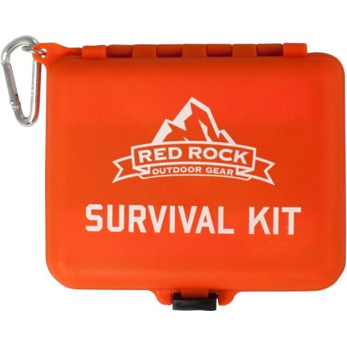  [아마존베스트]Red Rock Outdoor Gear 9005391 Red Rock Gear Survival Kit Resealable Poly-Bag Orange