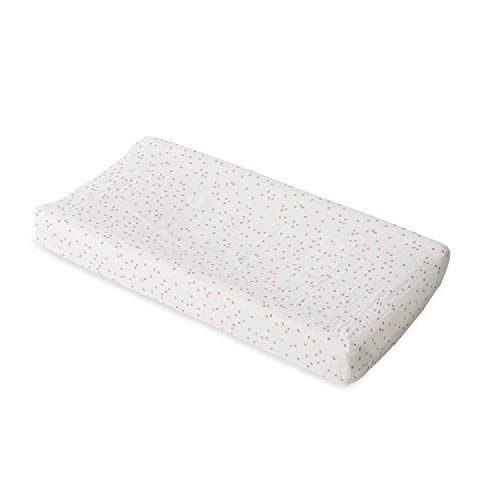  Red Rover Kids Red Rover Kid Muslin Changing Pad Cover a€“ 16a€ x 32a€ - 100% Cotton a€“ Machine Washable a€“ Standard Size - Stitched Holes for Safety Straps a€“ Lightweight & Breathable a€“ Uni