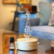 Red Silk Essentials Nebulizing Essential Oil Diffuser w/Free Lavender Essential Oil