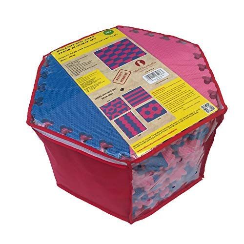  Visit the Red Suricata Store Red Suricata Playspot Foam Hexamat  Geo Interlocking Baby Play Mat - Baby Playmat for Kids, Infants & Toddlers  79” x 60” or 74” x 63” Foam Floor Play Mat - Patent Pending (Blue/