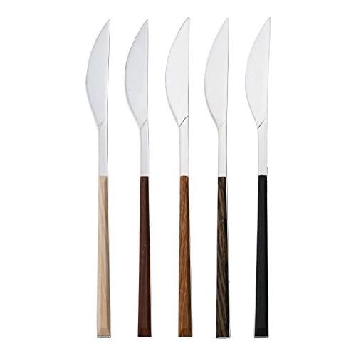  Pinti Sushi Queen for Red Vanilla 17C07091 24 Piece Flatware Set, Teak