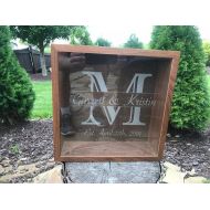 /Red13Woodworks Wine Cork Holder | Shadow Box | Personalized Cork Box