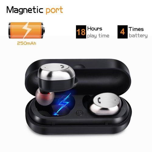  Red2Fire Wireless Earbuds,Red2fire Bluetooth Earbuds Deep Bass Stereo Sound Wireless Headphones,Sports Waterproof Bluetooth Headphones Built-in Microphone Headset for iPhone Android Phones