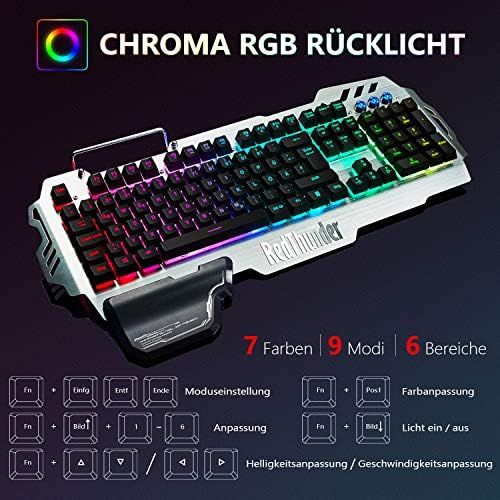  [아마존베스트]RedThunder K900 Gaming Keyboard