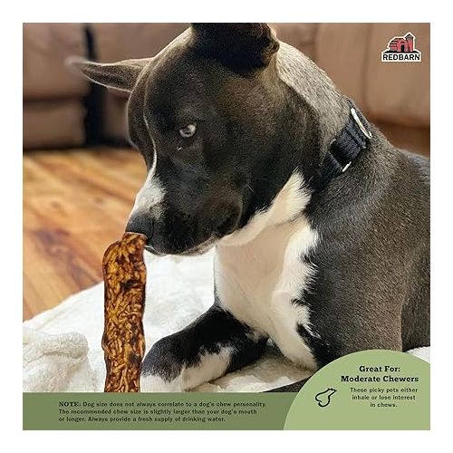  Redbarn Bully Slices for Dogs (Original Bully) Natural Dental Treats (12 Bags)