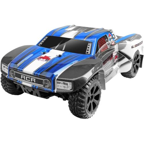  Redcat Racing Blackout SC PRO 1/10 Scale Brushless Electric Short Course Truck with Waterproof Electronics Vehicle, Blue