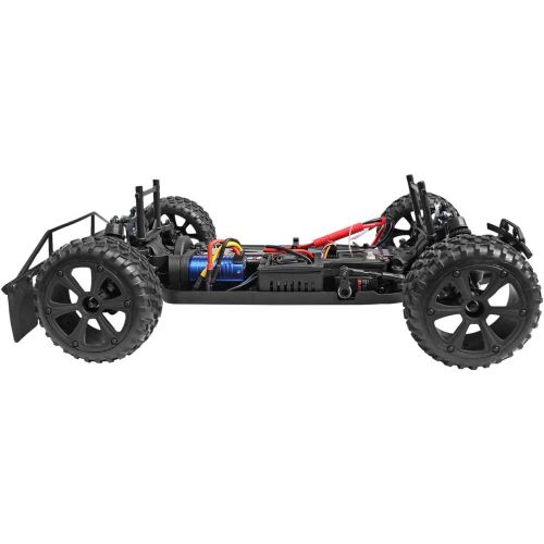 Redcat Racing Blackout SC PRO 1/10 Scale Brushless Electric Short Course Truck with Waterproof Electronics Vehicle, Blue