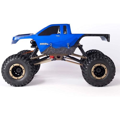  Redcat Racing Everest-10 Electric Rock Crawler with Waterproof Electronics, 2.4Ghz Radio Control (1/10 Scale), Blue/Black