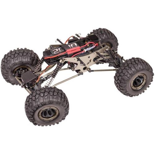  Redcat Racing Everest-10 Electric Rock Crawler with Waterproof Electronics, 2.4Ghz Radio Control (1/10 Scale), Blue/Black