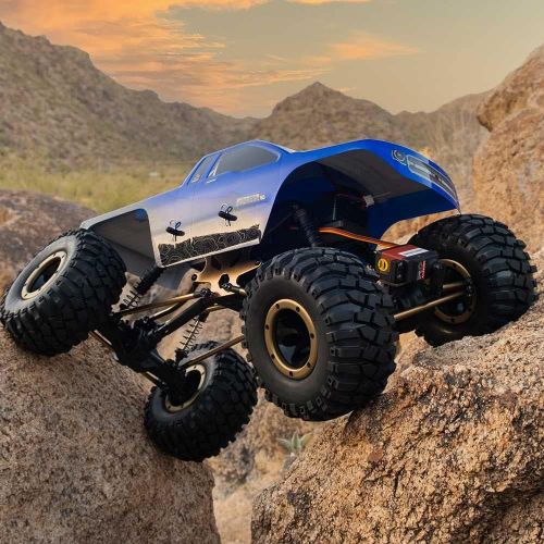  Redcat Racing Everest-10 Electric Rock Crawler with Waterproof Electronics, 2.4Ghz Radio Control (1/10 Scale), Blue/Black