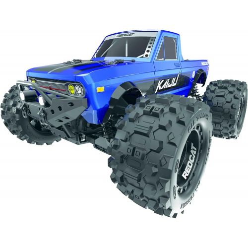  Redcat Racing Kaiju - 1:8 Scale Monster Truck ? RTR- 6S Ready, Blue (Kaiju-Blue)
