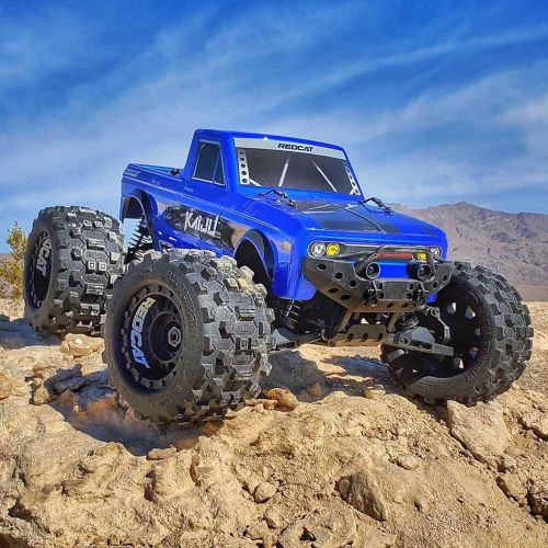  Redcat Racing Kaiju - 1:8 Scale Monster Truck ? RTR- 6S Ready, Blue (Kaiju-Blue)