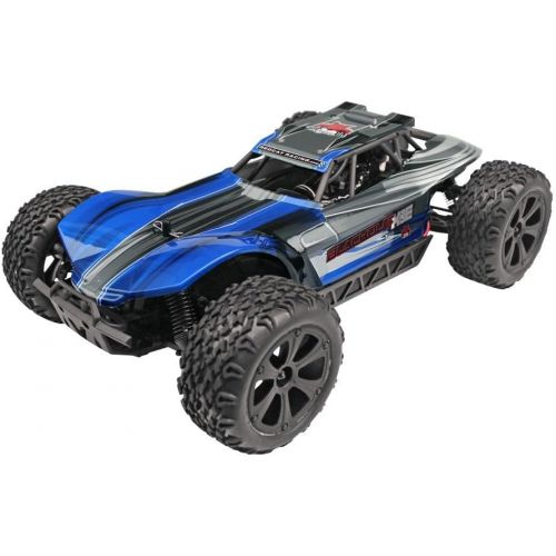  Redcat Racing Blackout XBE Electric Buggy with Waterproof Electronics Vehicle (1/10 Scale), Blue