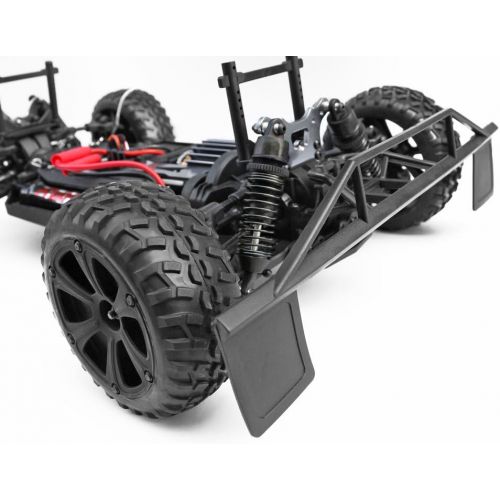  Redcat Racing Blackout SC 1/10 Scale Electric Short Course Truck with Waterproof Electronics Vehicle, Blue