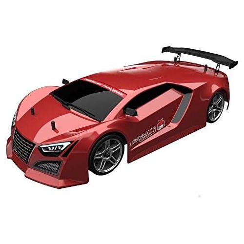  Redcat Racing EPX Drift Car with 7.2V 2000mAh Battery, 2.4GHz Radio and R10215 Body (1/10 Scale), Metallic Red