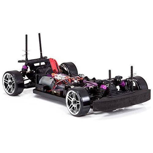  Redcat Racing EPX Drift Car with 7.2V 2000mAh Battery, 2.4GHz Radio and BL10315 Body (1/10 Scale), Metallic Blue