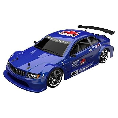  Redcat Racing EPX Drift Car with 7.2V 2000mAh Battery, 2.4GHz Radio and BL10315 Body (1/10 Scale), Metallic Blue