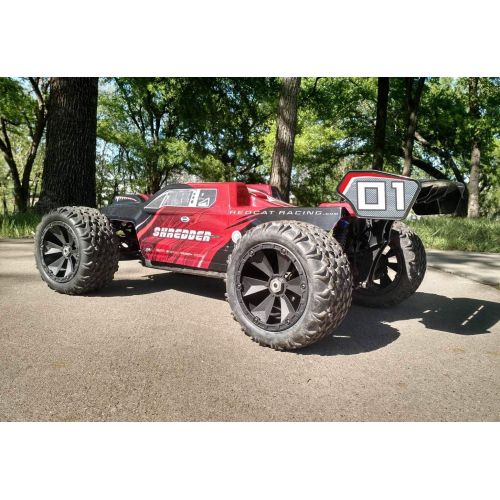  Redcat Racing Shredder XTE Electric Truck, 1/6 Scale, Red