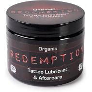 Redemption Organic Tattoo Lubricant, Barrier and Aftercare All in One - Natural Tattoo Care Formula for Use During and After Tattoo - 6 Ounce Jar