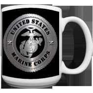 /RedeyeLaserworks US Marines Large 15 oz. Coffee Mug