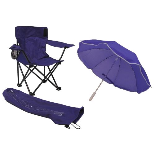  [아마존베스트]Redmon Umbrella Camping Chair with Matching Shoulder Bag, Purple